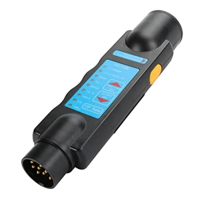 Image de Qiping Testeur Feux remorque 13 Broches, Tester Diagnostic câblage pour connecteur Prise pôle
