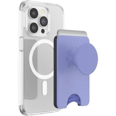 Image de PopSockets: PopWallet+ pour MagSafe Anneau Adaptateur Inclus Porte Cartes avec PopTop Interchangeable Intégré Smartphones et Coques Deep Periwinkle