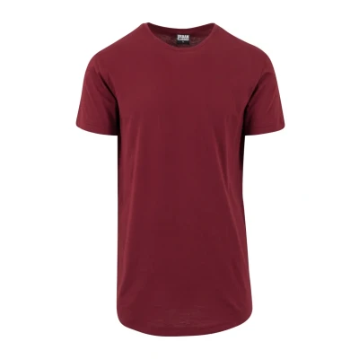 Image de Urban Classics Shaped LONG DO NOT USE Tshirt basique, Homme, Taille: Small, Burgundy