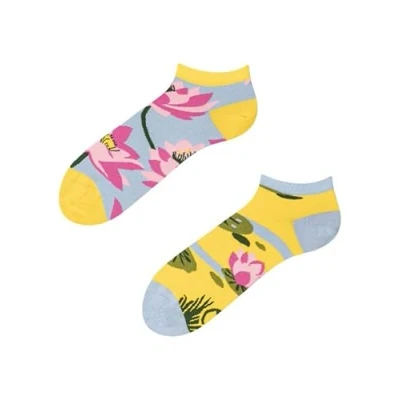 Image de Dedoles Chaussettes Unisexe Homme Femme &amp; Enfants beaucoup designs amusants gauche droite différent, couleur: Multicolore, motif: Nénuphar (socquettes), taille: 39 42