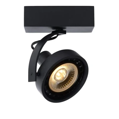 Image de Lucide Dorian spot en saillie 13 x 15 16,5 cm 12W LED dimmable incl dim to warm noir
