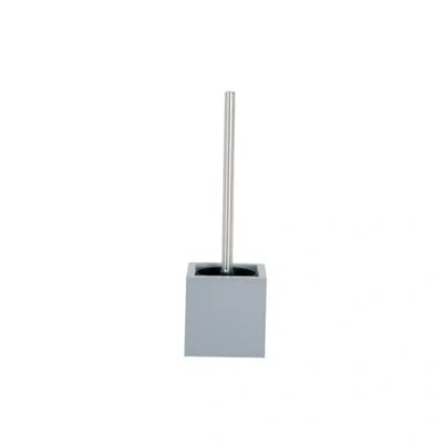 Image de Nettoyeur WC MSV avec support MDF &amp; Acier Inox Vert Amande
