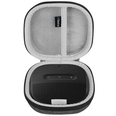Image de Geekria éétui Rigide pour Casque Bose SoundLink Micro Bluetooth Speaker, Coque de Protection Voyage, étui Housse Transport