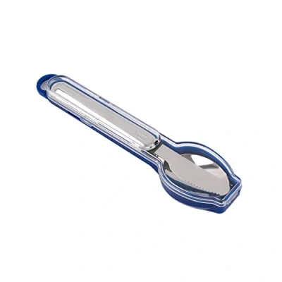 Image de I DRINK® Ménagère On The Go avec set de Couverts (Bleu)