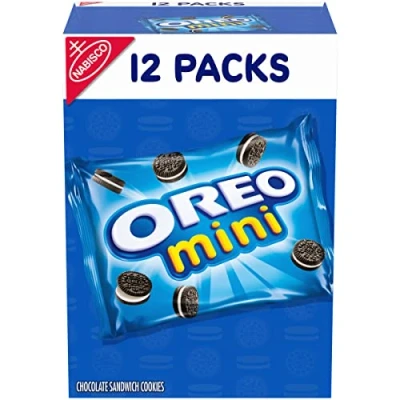 Image de Biscuits Oreo Mini 12 Sachets/Portions Individuelles (12x28g)