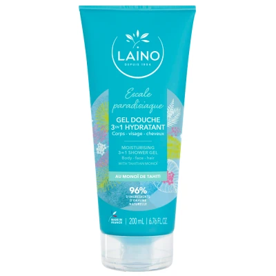 Image de Laino Gel Douche 3 En 1 Monoï Escale Paradisiaque Tube 200ml