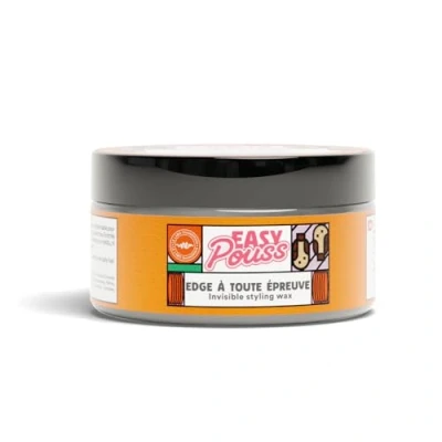 Image de Easy Pouss Edge Cire Coiffante Invisible Coiffage &amp; Fixation Des Petits Cheveux, Bordures Coiffures Protectrices Sans Résidu ni Effet Gras sur les Cheveux Fabriqué en France 100ml