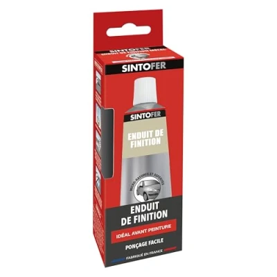 Image de SINTOFER Enduit de Finition Métal Prépare le Support Comble les Micro Aspérités à la Mise en Peinture Séchage Rapide Facile Appliquer Technique Professionnelle 90g