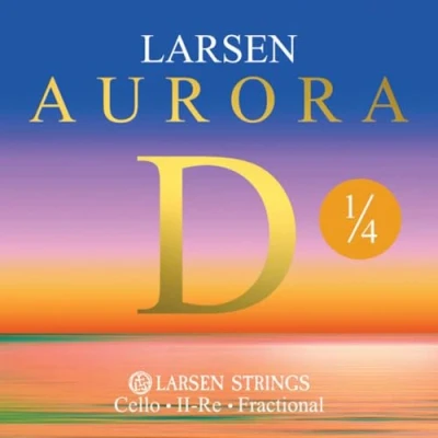 Image de LARSEN STRINGS Cordes pour violoncelle Aurora D 1/4 Medium