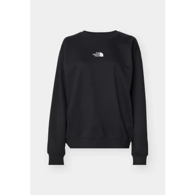 Image de THE NORTH FACE NF0A89EPJK3 W Essential Oversize Crew Sweatshirt Femme TNF Black Taille XL