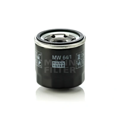 Image de MANN FILTER MW 64/1 Filtre à huile M 20 X 1.5 avec un clapet de non retour vissé