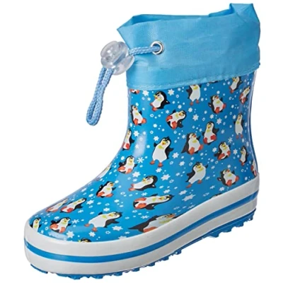 Image de Beck Mixte enfant Pinguine Bottes &amp; bottines de pluie, Bleu, 22 EU