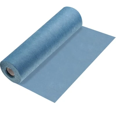 Image de 100%Mosel Chemin de Table en Non tissé, Bleu fumeux (30 cm x 25 m), Nappe décorative pour Anniversaires Mariages et des Occasions spéciales