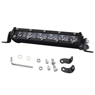 Image de Ricoy Barre lumineuse de travail 8 pouces LED, faisceau d&#039;entraînement pods des lumières tout terrain 60W LED