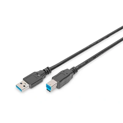 Image de Câble USB ASSMANN Type A (M) vers B 1.8m Triple blindage Débit de données 5 Gbps