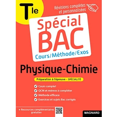 Image de Spécial Bac Physique Chimie Tle 2024: Cours complet, méthode, exercices et sujets pour réussir l&#039;examen Livre d’occasion Bon