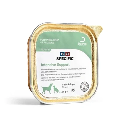 Image de SPECIFIC® Intensive Support (F/C in W) 7x95g Cibo umido per cani e Gatti adulti Recupero nutrizionale Alta digeribilità DECHRA Veterinary Products.