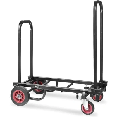 Image de Pyle Chariot de Transport, Diable Pliable,Chariot Manutention,Chariot Plateforme avec Roues R Trac,Chariot Convertible 8 en 1,Chariot Déménagement, à Main Extensible 64 102 cm