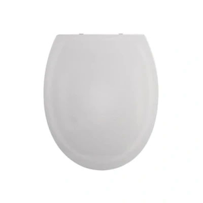 Image de Spirella Abattant WC PP HARRY, Charnières Inox Couvercle Toilette Clipsable, Facile à Installer, Fermeture Slow Close 44 x 37 3 cm Gris Clair