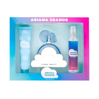 Image de Cloud by Ariana Grande for Women 3 Pc Gift Set 3.4oz EDP Spray, Body Souffle, 4oz Mist