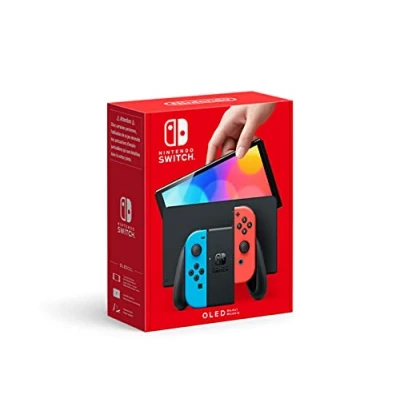 Image de NINTENDO Switch Console OLED Model Neon Blue/Neon Red (UK) (Switch)
