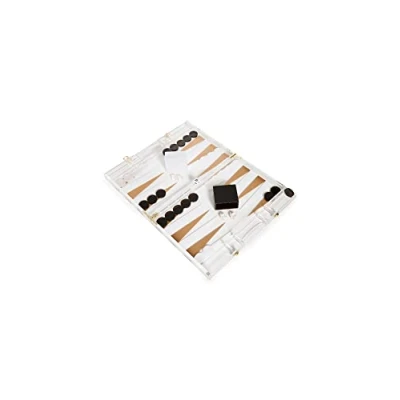 Image de SunnyLIFE S25LBKXX WN Lucite Backgammon Limited Edition Whiskey Noir, Multi