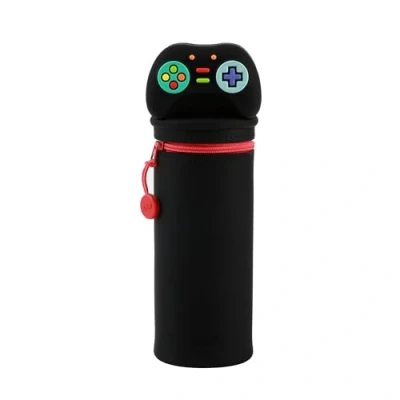 Image de I TOTAL® Trousse en silicone souple pour l&#039;école, extensible avec forme profilée (LET&#039;S PLAY)