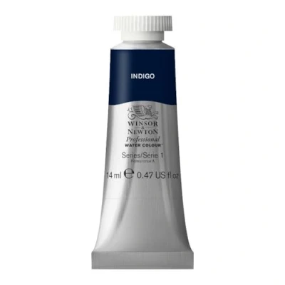 Image de Winsor &amp; Newton Aquarelle Professionnel Peinture Aquarelle, Haute Luminosité, Résistante à la Lumière, Qualité Archive, Tube de 14 ML, Couleur Indigo