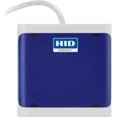 Image de Omnikey USB Reader 5022 CL Reads 3.56MHz Smart Cards, R50220318 DB (Reads Cards Contactless Blue/Grey)