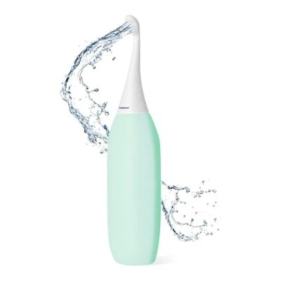 Image de HappyPo Bidet Portable 300 ml de Poche avec Volume en Plus La Douchette à Main pour Remplace le Papier Toilette Humide les Déplacements Sac Voyage (Menthe)