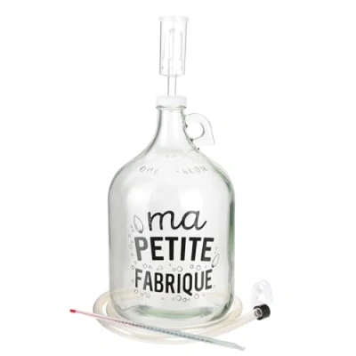 Image de COOK CONCEPT Totally Addict Kv7224 Kit de Fabrication Bière, Verre, Transparent, 17 X 29.50 cm