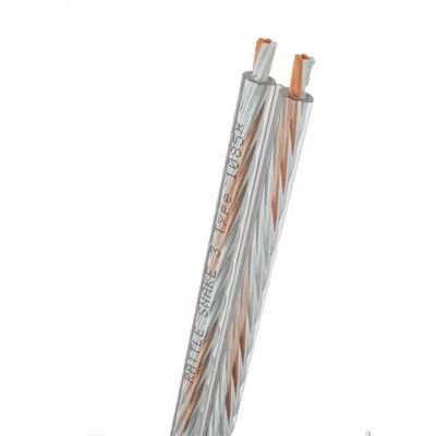 Image de Oehlbach Rattle Snake 3 SP Câble de haut parleur stéréo Hi FI qualité supérieure avec OFC et cuivre sans oxygène argenté, fabriqué en Allemagne, mini bobine 2 x mm², 6 m