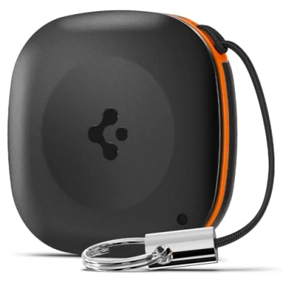 Image de Spigen Tag Me Localisateur d’Article Bluetooth Tracker Compatible avec Application d&#039;Apple (iOS et MacBook Uniquement) (1 pièce) Noir