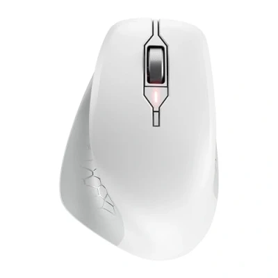 Image de CHERRY STREAM MOUSE COMFORT,Souris Ergonomique Sans Fil avec Repose Pouce Caoutchouté,Blanc