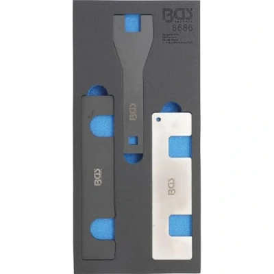 Image de BGS 6686 Insert de servante d&#039;atelier 1/3 : Coffret calage pour moteurs à essence Opel 1.0 &amp; 1.4L