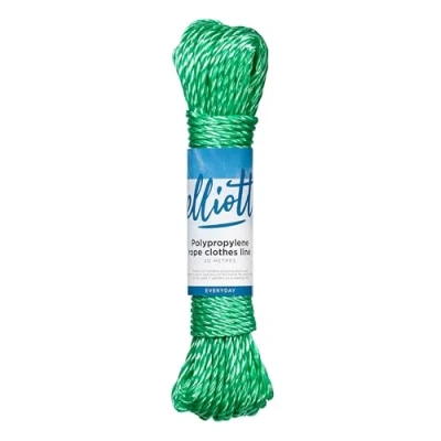 Image de Elliott Fil à linge en Polypropylène Vert, 20 mètres