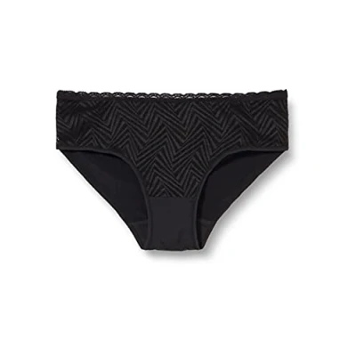 Image de Playtex Femme Midi Ideal Posture Maintien Et Élégance X1 Culotte, Noir, 42 EU