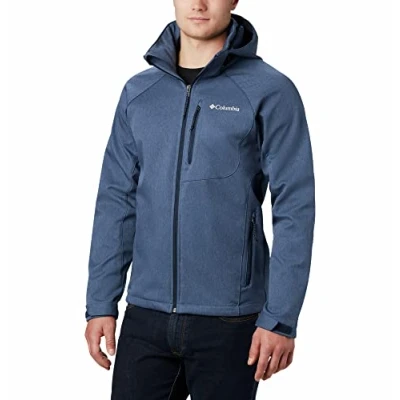 Image de Columbia Cascade Ridge Softshell, Veste Coupe Vent Softshell Homme, Collegiate Navy Heather, Taille S