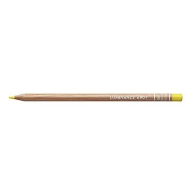 Image de Caran d&#039;Ache Luminance Colour Pencil Artist 6901.240 Lot de 3 crayons couleur Jaune citron 240