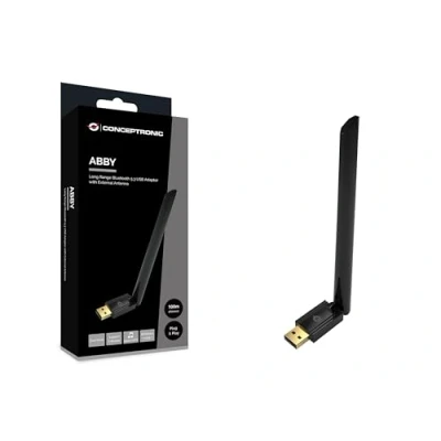 Image de Adaptateur USB Bluetooth 5.3 Longue Portée CONCEPTRONIC ABBY17B Antenne Externe