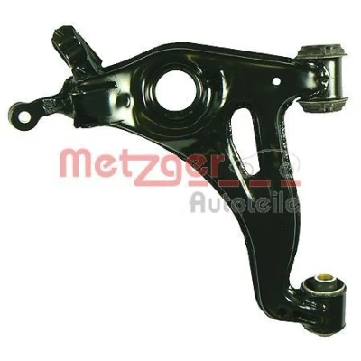 Image de METZGER 58055501 Bras de suspension sans rotule suspension, avec support en caoutchouc Essieu avant gauche, inférieur barre oscillant transversal