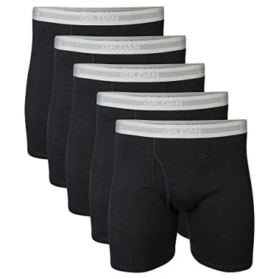 Image de Gildan Men&#039;s Regular Leg Boxer Brief Multipack