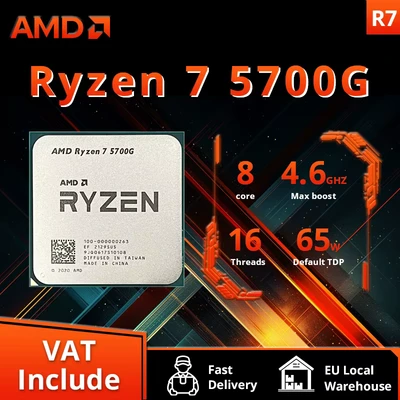 Image de Processeur AMD RYZEN 7 5700G 3,8 GHz 16 Mo Cache 8 Cœurs