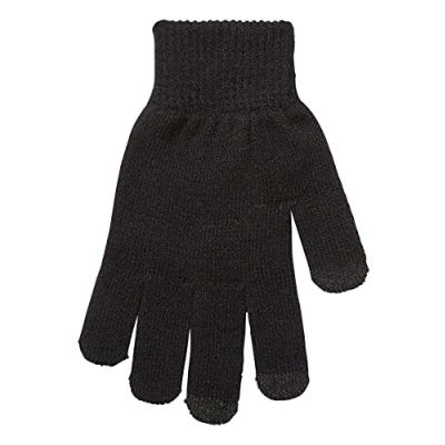 Image de Vero Moda VMVILDE Smartphone FINGERGLOVES Noos Gants, Noir, Taille Unique Femmes