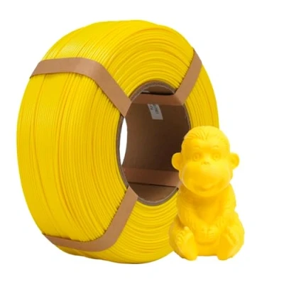 Image de eSUN Filament PLA+ Refill 1.75mm, Recharge PLA Plus d&#039;Impression Sans Bobine, Précision Dimensionnelle +/ 0.03mm, 1KG (2.2 LBS) pour Imprimantes 3D,Jaune