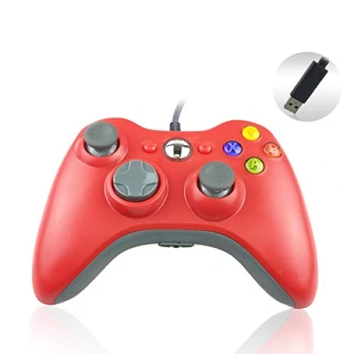 Image de Manette de Jeu Xbox 360 pour PC Gamepad USB Filaire épaules Boutons Joypad
