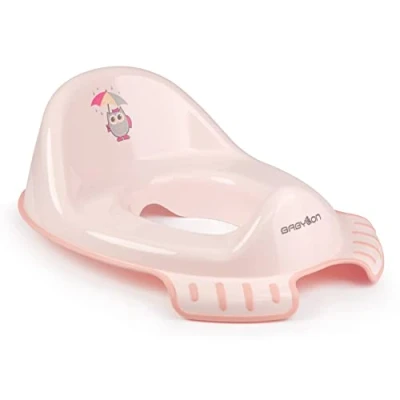 Image de BABYLON siège WC Flipper pot toilette bebe Antidérapant bébé, abatant de wc, lunette avec poignée et crochet, pour réducteurs toilettes, enfant rose
