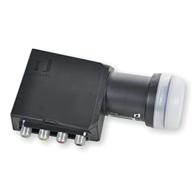 Image de Inverto IDLT QTL412 ULTRA OPN Tête LNB Quattro Nombre dabonnés: 4 Capacité de Chargement: 40 mm Noir