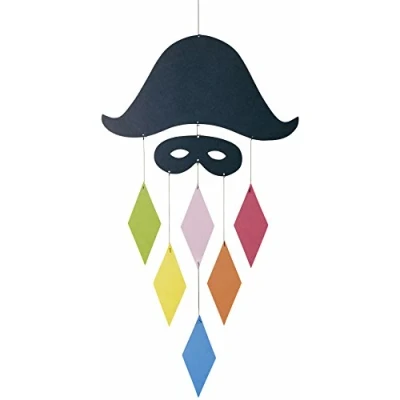 Image de Mobile Flensted Arlequin Multicolore 100% coton Dimensions 20x2x36cm