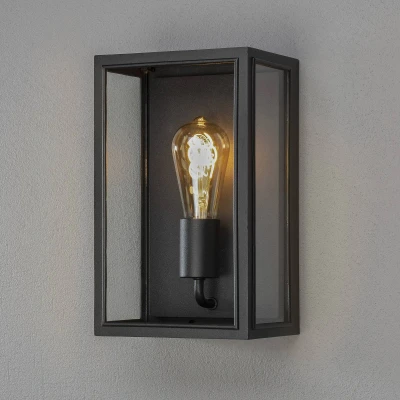 Image de Konstsmide Applique d&#039;extérieur Carpi noire, 18 x 30 cm